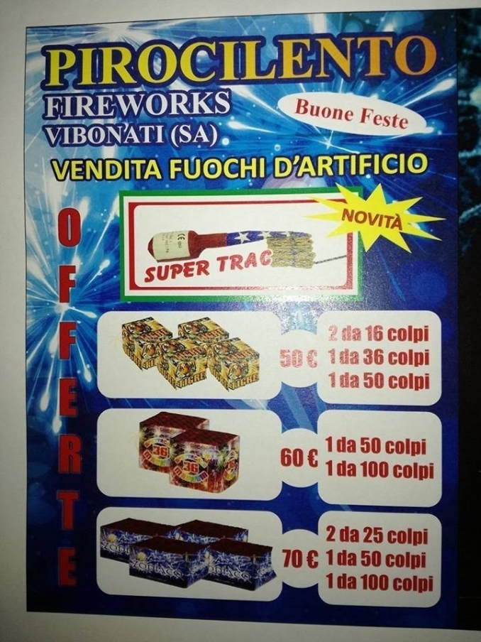 OFFERTA CAPODANNO 2018 - PIROCILENTO FIREWORKS